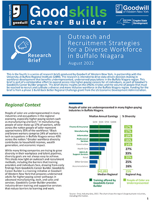 Outreach and Recruitment Strategies for a Diverse Workforce in Buffalo Niagara
